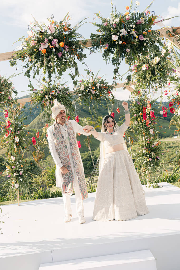 manu y parth wedding boda pareja couple recien casados just married